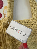 New Jen & Co Yellow Shoulder Bag, 19"x13"