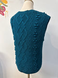 Jennifer Reed Teal Sweater, L
