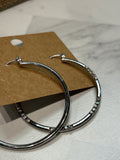 Silver Hoop Earrings