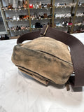 Free People Suede Sling Crossbody Bag, 9"x6"