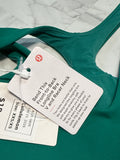 New Lululemon Green Bend This Racerback Sports Bra, XXS/XS