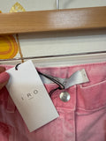 IRO Paris Pink Denim 29" Inseam Jeans, 40 (US 8) retail $385