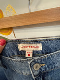 Lucky Brand Wide Leg Crop 25" Inseam Jeans, 10