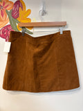 H&M Brown Snap Front Skirt, 18
