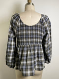 Tommy Hilfiger Green Plaid Top, L