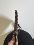 Coach Animal Print Brown Crossbody Bag, 8.5"x7.5"