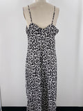 A New Day Black Animal Print Dress, L