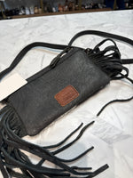 American Darling Leather Fringe Crossbody, 8.5"x4.5"