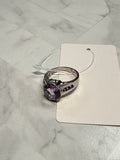 Sterling Silver Amethyst Ring, 11