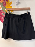 New Fabletics Black Cargo Skort Skirt, L