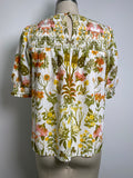 Rose + Olive Floral Top, XS