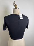 Lululemon Black Rib Knit Tee, 2/4?