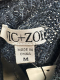 New Nic + Zoe Blue Sweater, M