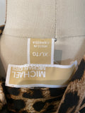 Michael Kors Animal Print Top, XL
