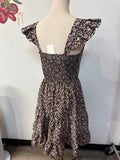 Pretty Garden Black Dress, M
