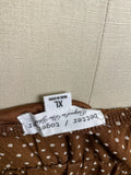 New Better Together Brown Polka Dot Dress, XL