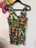 Nicole Print Romper, S