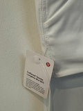 New Lululemon White Collared Tennis Longline Sports Bra, 4 B/C