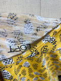 Loft Yellow Pineapple Top, XL