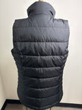 New Lands End Black Feather Down Vest, M