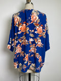 Meri Skye Blue Top, OX (XL)