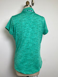 Pebble Beach Green Golf Dry Luxe Top, L