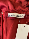 Abercrombie & Fitch Red Off Shoulder Dress, S