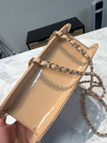 Valentino Orlandi Faux Leather Crossbody Bag, 7"x5"