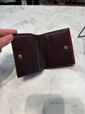 Coach Small Red Tabby Wallet, 4.25"x3.75"