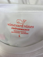 Vineyard Vines White Performance Top, L