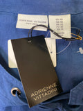 New Adrienne Vittadini Blue 100% Linen Dress, 1X