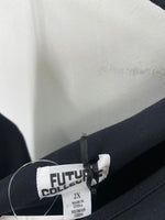 New Future Collective Black One Shoulder Bodysuit, 2X