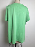 Isaac Mizrahi Live Green Top, XL