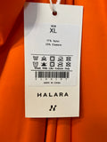 New Halara Orange Dress, XL with Built In Bra & Shorts