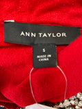 Ann Taylor Red Sweater, S