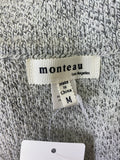 Monteau Gray Cardigan, M
