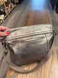 The Sak Metallic Gold Crossbody Bag, 10"x7.5"