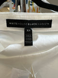 New White House Black Market White Off Shoulder Top, XS