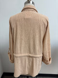 Chic Me Tan Jacket Top, XL