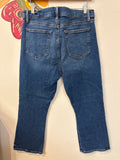 Loft The Kick Crop 26" Inseam Jeans, 12
