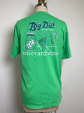 Vineyard Vines Green "Big Dill on the Court" Tee, S
