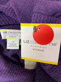 New Liz Claiborne Purple Sweater, 2X