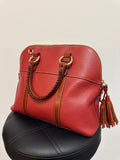 Dooney & Bourke Leather Satchel, 13"x10" (no crossbody strap)
