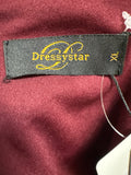 New Dressystar Burgundy Dress, XL
