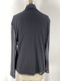 INC Black Mesh Top, XL