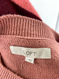 Loft Pink Sweater, S