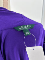 Lauren Ralph Lauren Purple Top, L