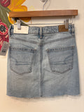 New American Eagle Denim Perfect Mini Skirt, 0