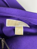 Michael Kors Purple Belted Dress, XL