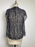 Vince Black 100% Silk Top, S